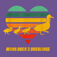Mama Duck Mother Of 3 Duckling Funny Mom Mommy Animal Lover T Shirt Vintage Tee | Teevron