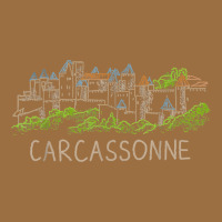 Carcassonne France Unique Hand Drawn Art Gift Men Women T Shirt Vintage Tee | Teevron