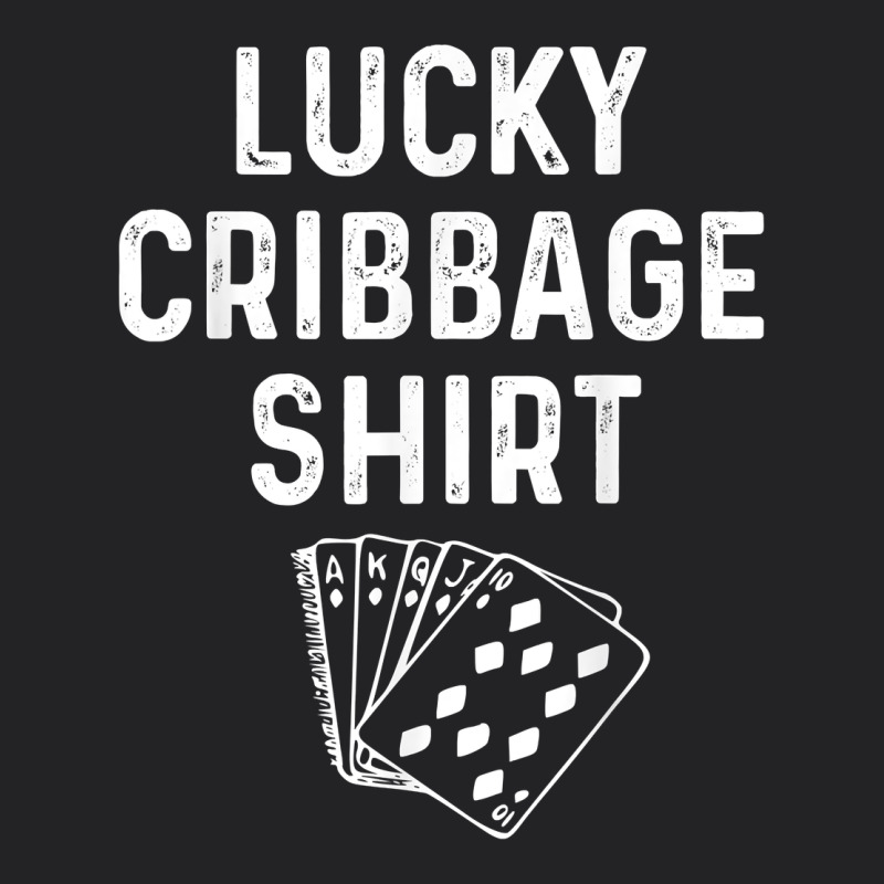 Funny Cribbage Shirt Lucky Card Game Player Lover Gift T Shirt Vintage Tee by linhVisuals | Teevron