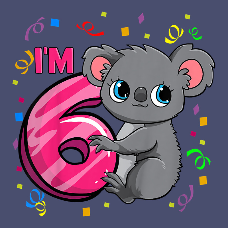 Kids 6th Birthday Shirt For Girls Koala Bear 6 Years Old T Shirt Vintage Tee by linhVisuals | Teevron