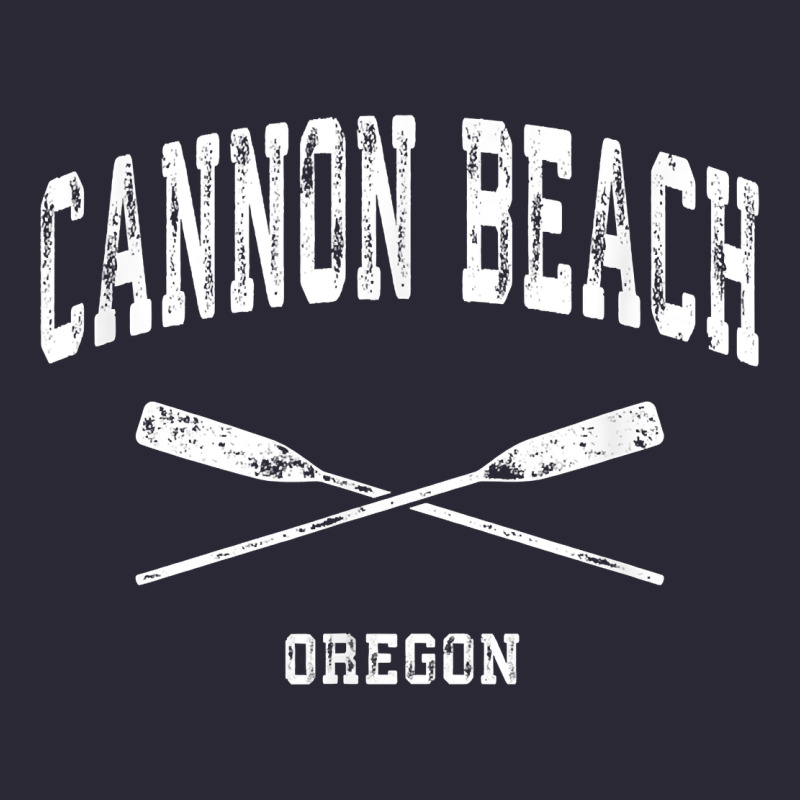 Cannon Beach Oregon Vintage Nautical Crossed Oars T Shirt Vintage Tee by linhVisuals | Teevron