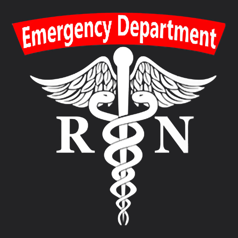Emergency Department Nursing Er Registered Nurse Rn Caduceus Raglan Ba Vintage Tee by linhVisuals | Teevron