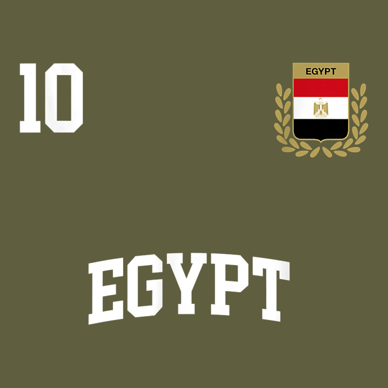 Egypt Team Sports Number 10 Soccer Egyptian Flag T Shirt Vintage Tee by linhVisuals | Teevron