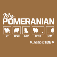 Dog Pomeranian Cute Dog Puppy Pet Black Paw Vintage Tee | Teevron
