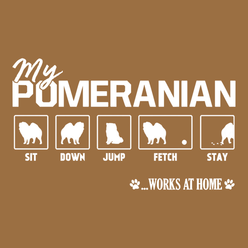 Dog Pomeranian Cute Dog Puppy Pet Black Paw Vintage Tee by linhVisuals | Teevron