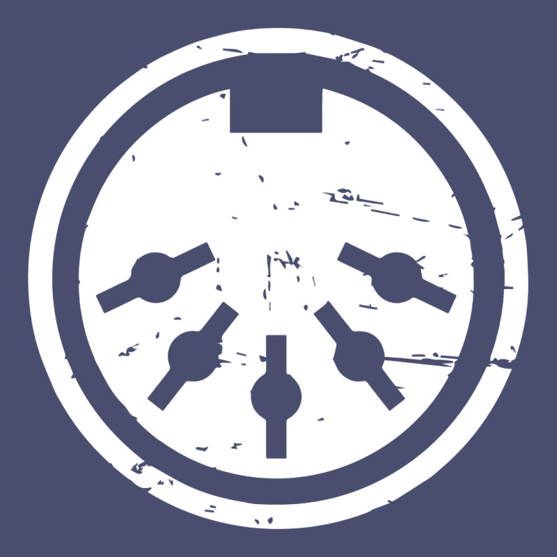 Distressed Midi Plug Synthesizer Vintage Tee by linhVisuals | Teevron