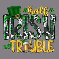 Half Irish All Trouble Heavyweight Hoodie | Teevron