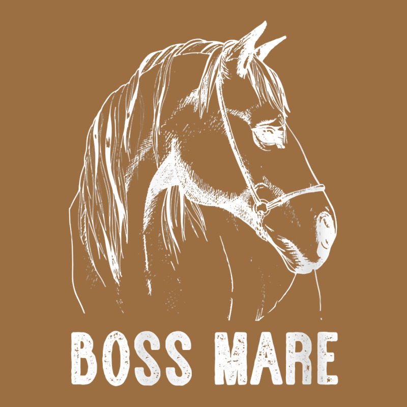 Womens Boss Mare Horseback Riding Equestrians Men Horse Women Gift V N Vintage Tee by linhVisuals | Teevron