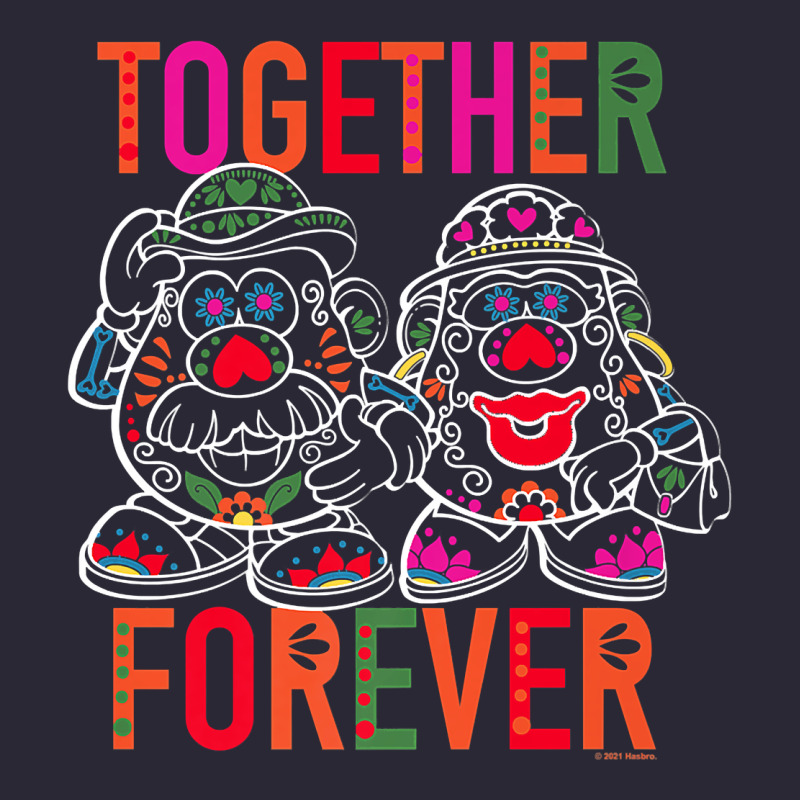 Mr. & Mrs. Potato Head Day Of The Dead Together Forever Premium T Shir Vintage Tee by linhVisuals | Teevron
