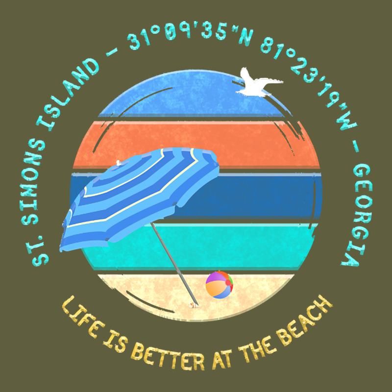 St Simons Island T  Shirt St. Simons Island, Georgia T  Shirt Vintage Tee by linhVisuals | Teevron