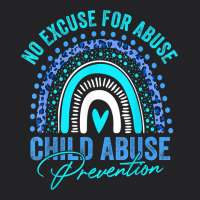 No Excuse Child Abuse Prevention Awareness Leopard Rainbow T Shirt Vintage Tee | Teevron