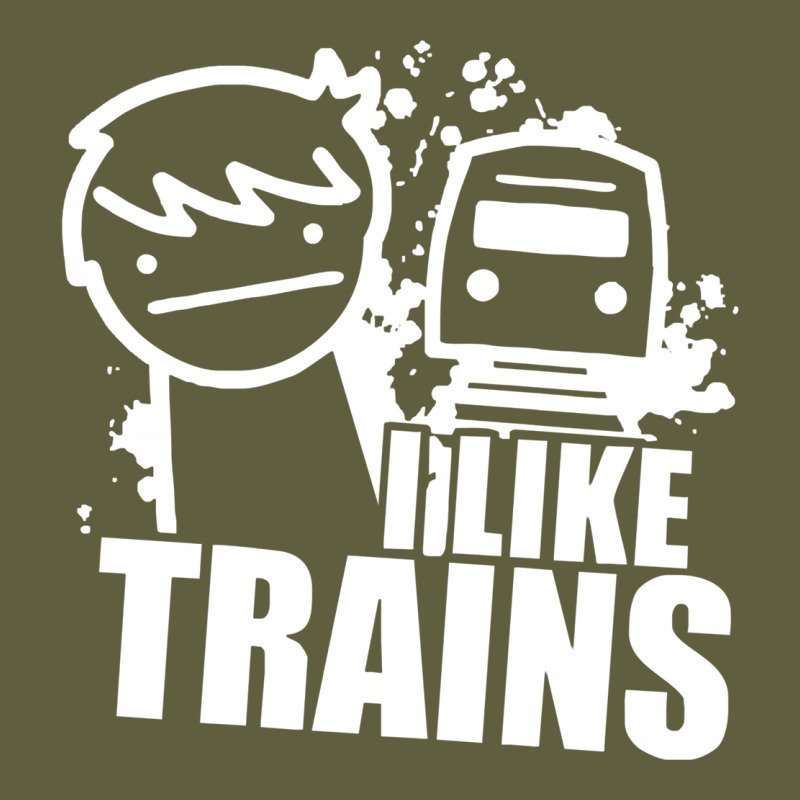 I Like Trains Vintage Tee by linhVisuals | Teevron