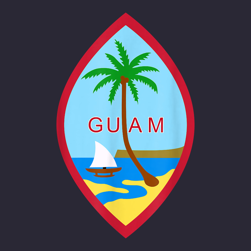 Guam Coat Of Arms Souvenir Gift Flag Chamorro T Shirt Vintage Tee by linhVisuals | Teevron