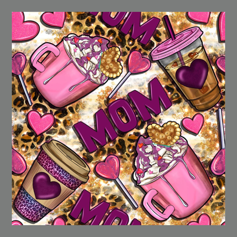 Mom Coffee Cups With Leopard Digital Paper Premium Hoodie by BundleAndBundleShop | Teevron