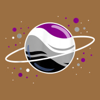 Asexual Outer Space Planet Ace Pride T Shirt Vintage Tee | Teevron