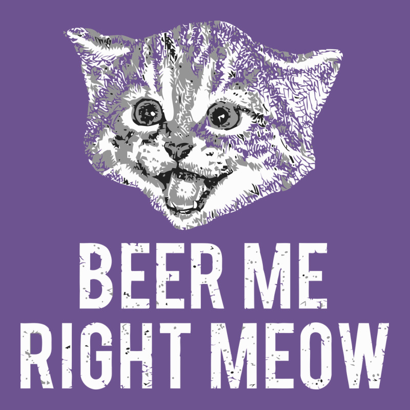 Beer Me Right Meow Vintage Tee by linhVisuals | Teevron