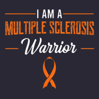 Multiple Sclerosis Warrior Autoimmune Disease Orange Ribbon Vintage Tee | Teevron