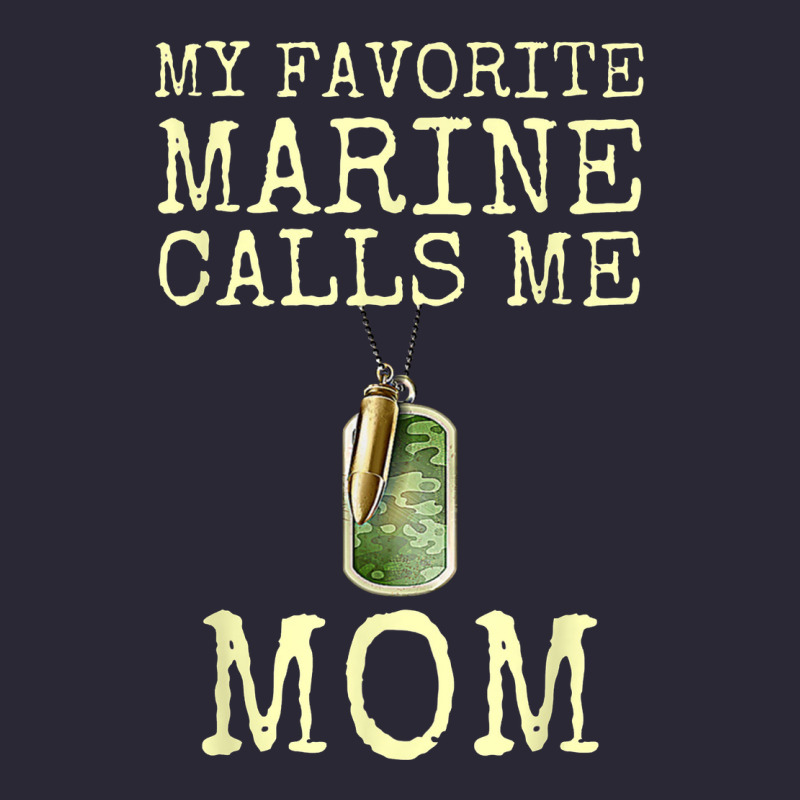 My Favorite Marine Calls Me Mom Vintage Tee by linhVisuals | Teevron
