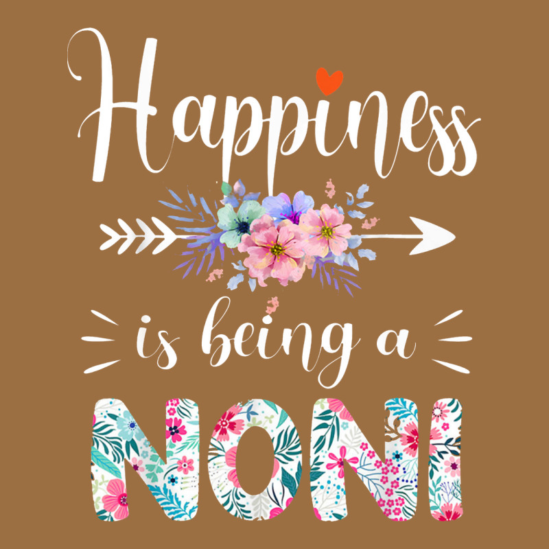 Happiness Is Being A Noni Ever Women Floral Decor Vintage Tee by linhVisuals | Teevron