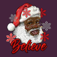 African American Santa Believe Premium Tee | Teevron