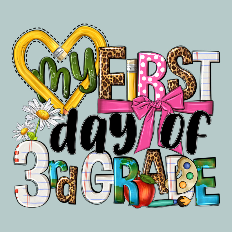 My First Day Of 3rd Grade Heavy Core Tee by NancyCooperArtShop | Teevron