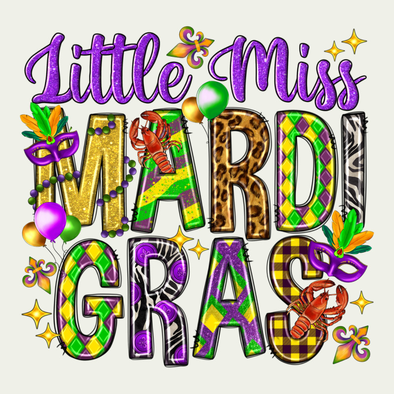 Little Miss Mardi Gras Urban Heavy Tee by NancyCooperArtShop | Teevron