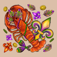 Crawfish And Fleur De Lis Urban Heavy Tee | Teevron