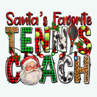 Santa's Favorite Tennis Coach For Christmas Premium Hoodie | Teevron
