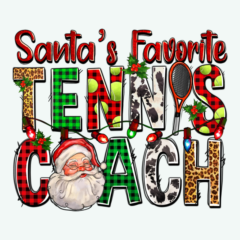 Santa's Favorite Tennis Coach For Christmas Premium Hoodie by FaDigitalArtStudio | Teevron