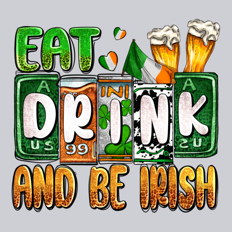 St. Patrick's Eat Drink And Be Irish Heavyweight Sweatshirt by OliviaCreatesArt | Teevron