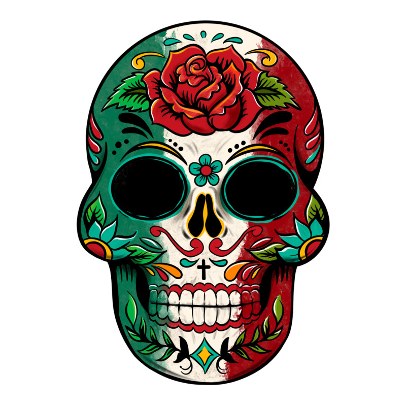 Mexican Skull Urban Heavy Tee by texasbilliewilder | Teevron