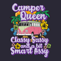 Camp Camping Camper Queen Classy Sassy And A Bit Smart Assycamper Camp Vintage Tee | Teevron