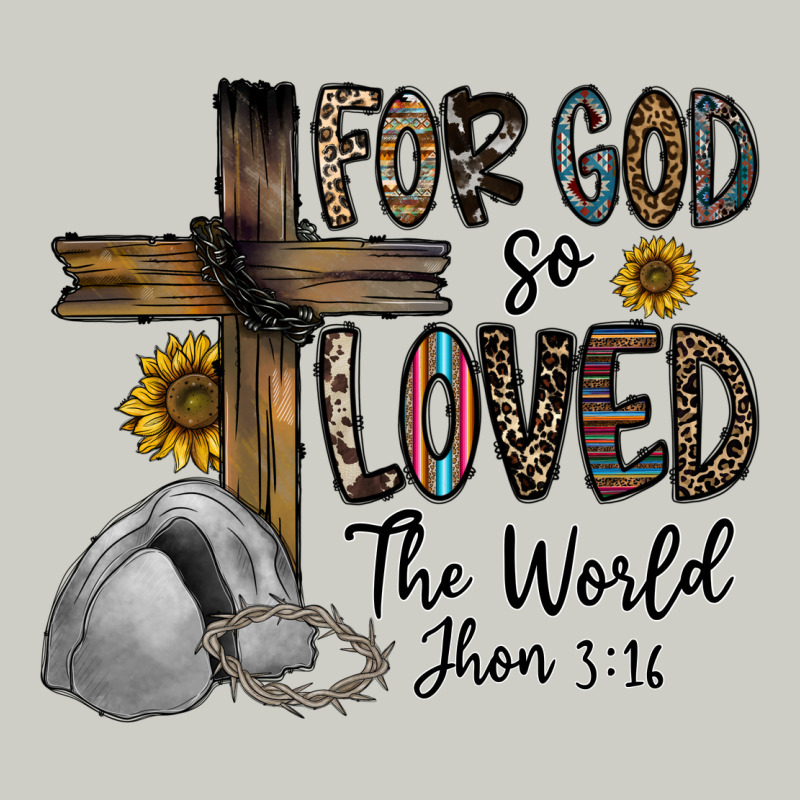 For God So Loved The World Jhon Heavyweight Hoodie by CowhideDigitalArt | Teevron