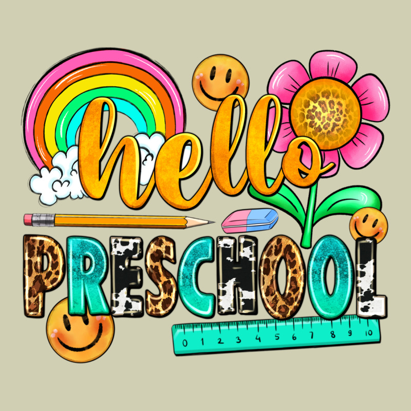 Hello Preschool Heavy Core Tee by NancyCooperArtShop | Teevron