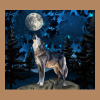 Wolf Howling At The Moon Long Sleeve Tee | Teevron