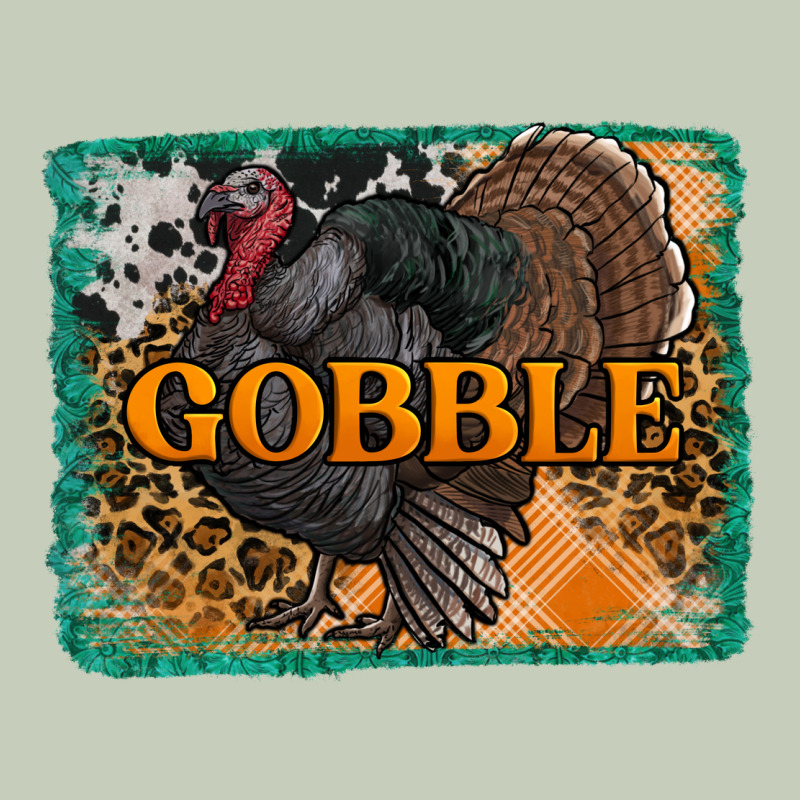 Thanksgiving Turkey Gobble With Background Ladies Tee by RanaPortraitStore | Teevron