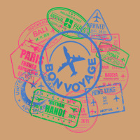 Bon Voyage Travel Stamp T Shirt Vintage Tee | Teevron