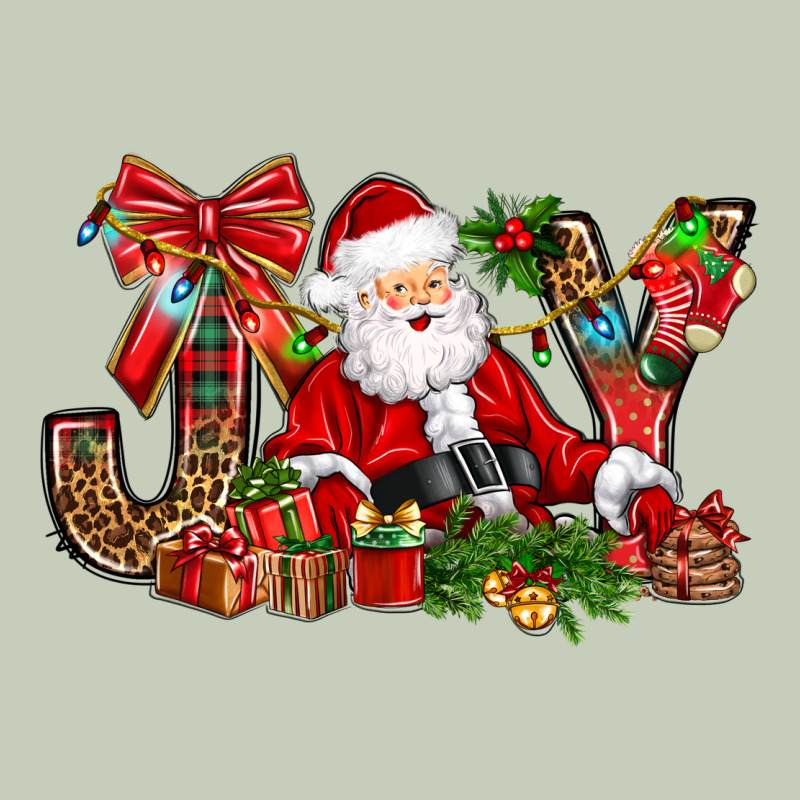 Joy Christmas With Santa Bbs Ladies Tee by BundleAndBundleShop | Teevron