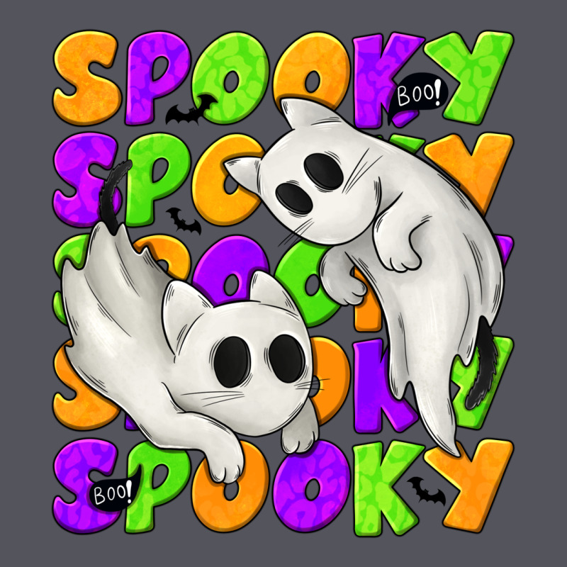 Spooky With Ghost Cats Vintage Hoodie by texasbilliewilder | Teevron