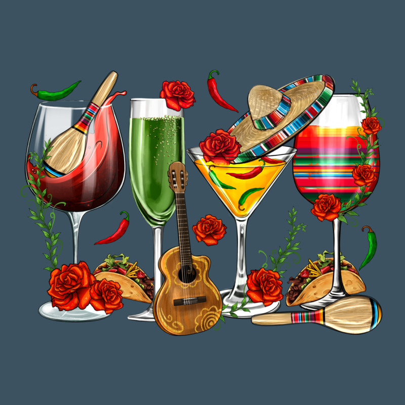 Mexico Wine Glasses Urban Heavy Tee by texasbilliewilder | Teevron