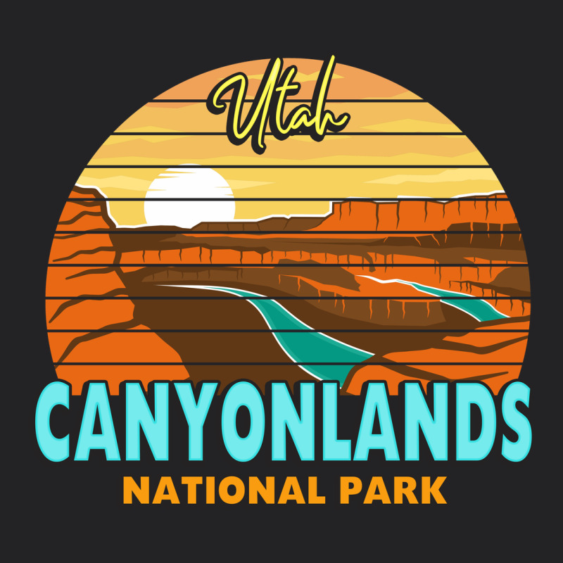 Canyonlands Moab Utah National Park Nature Outdoor Lovers Vintage Tee by baoMotion | Teevron
