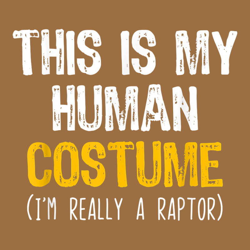 Human Costume Raptor Halloween Velociraptor Lazy Easy T Shirt Vintage Tee by baoMotion | Teevron