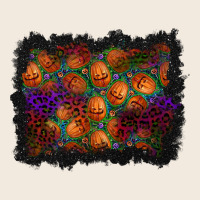 Halloween Pumpkin Background Zipper Hoodie | Teevron
