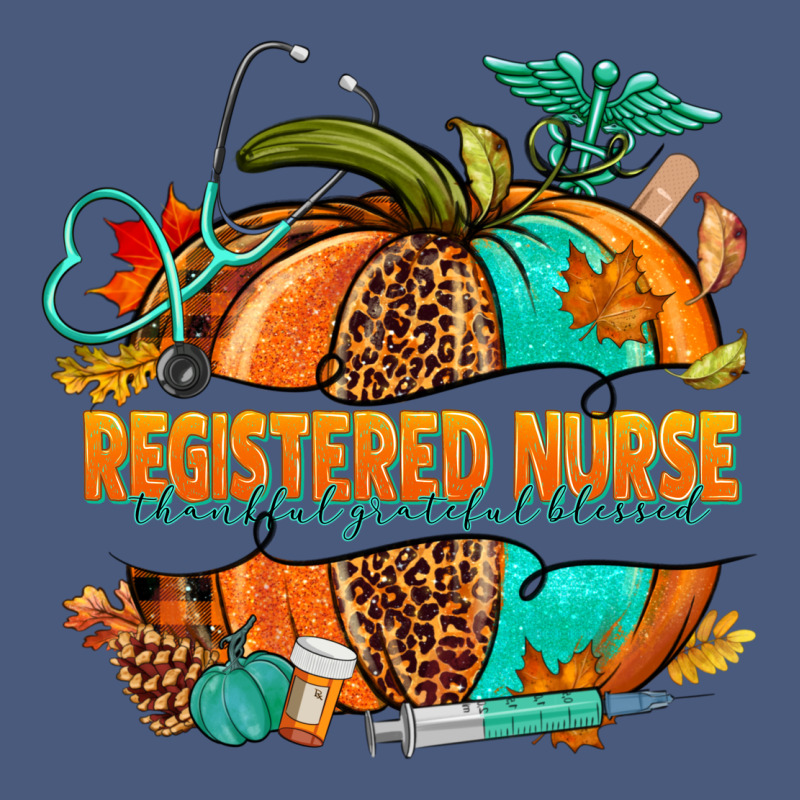 Registered Nurse Pumpkin Vintage Hoodie by NancyCooperArtShop | Teevron