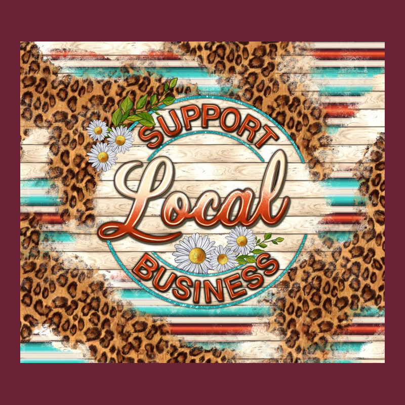 Support Local Business Long Sleeve Tee by TumblerDesignByShophia | Teevron
