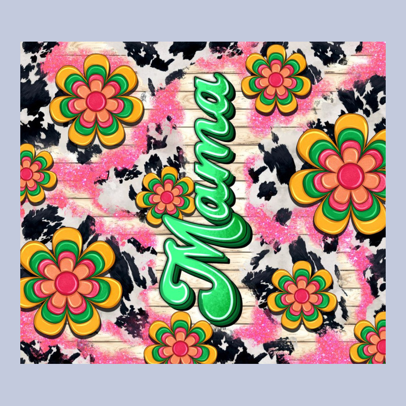 Mama With Hippie Daisies Long Sleeve Tee by TumblerDesignByShophia | Teevron