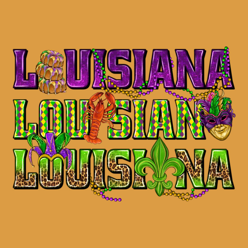 Louisiana Mardi Gras Urban Heavy Tee by NancyCooperArtShop | Teevron