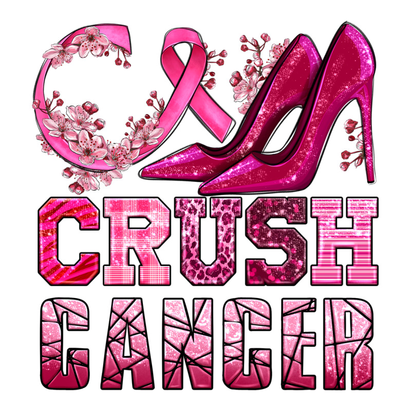 Crush Cancer High Heels Bbs Ladies Tee by BundleAndBundleShop | Teevron