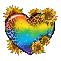 Pride Heart And Sunflower Premium Tee | Teevron