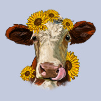 Hereford Cattle Sunflowers Heifer Long Sleeve Tee | Teevron